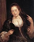 Woman with a Mirror by Peter Paul Rubens
